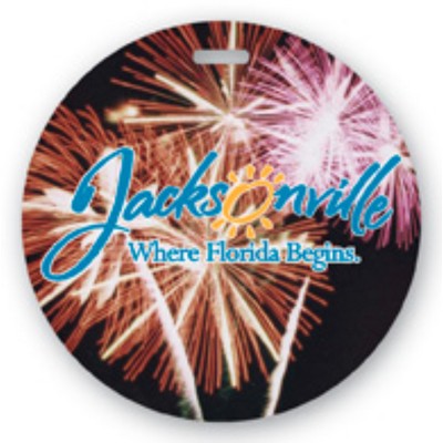 Full Color Write On Tag (Circle 3.5"x3.5")