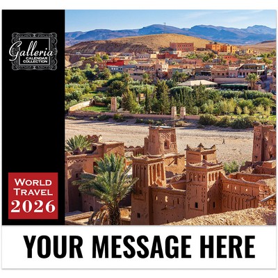 Galleria Wall Calendar 2026 World Travel