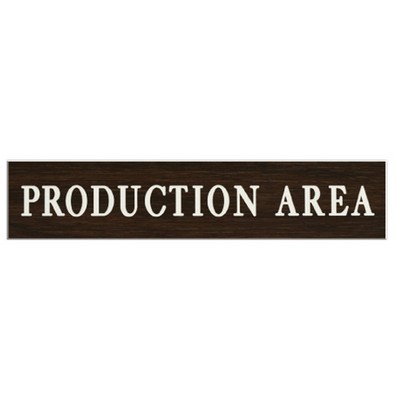 Engraved Plastic Sign - Horizontal, 10" x 4"