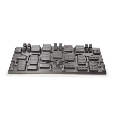 Leatherette Showcase Display Set