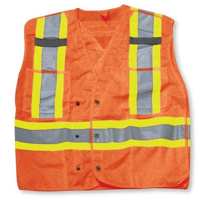 Polyester Snap Safety Vest