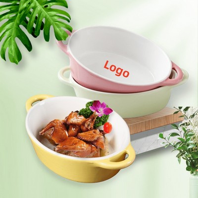 7 Inch Ceramic Oval Baking Dishes Oven Dish