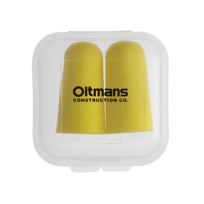 Earplugs In Square Case