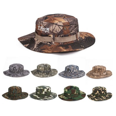 Camo Sun Bucket Hat/Safari Hat