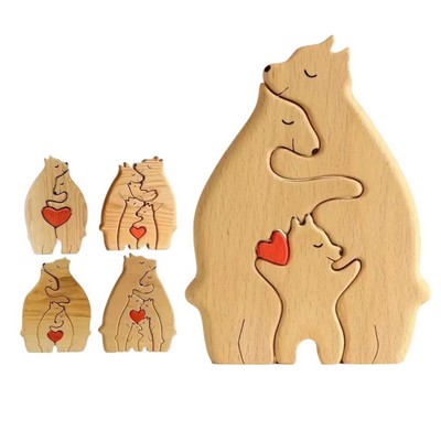 Personalized Wooden Animal Puzzle