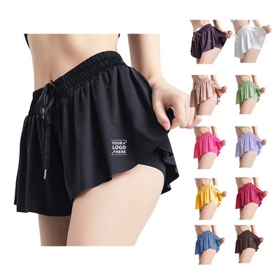 2 in 1 Flowy Running Shorts