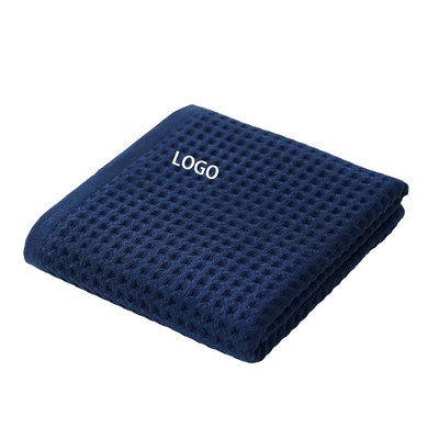 Waffle Weave Soft Absorbent Cotton Facial Towel