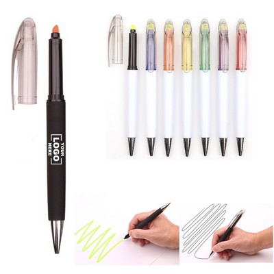 Ballpoint Pen and Highlighter Set