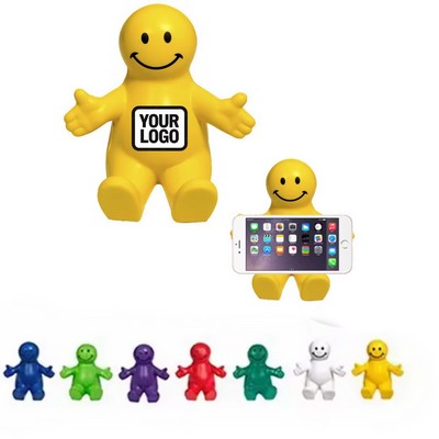Squeezable Smile Phone Holder