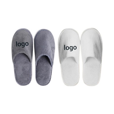 Disposable LuxeStep Coral Fleece Slippers