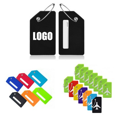 Personalized Silicone Luggage Tag with ID Card