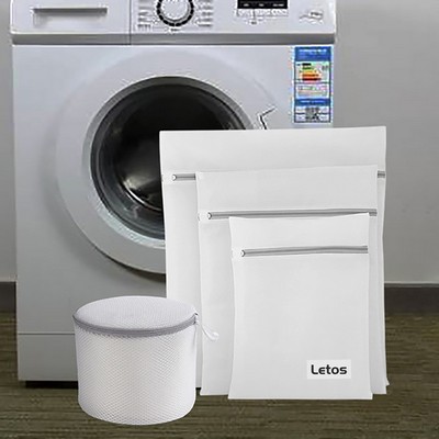 19.7x23.6 Inch Fine Mesh Laundry Bags Laundry Wash Bags W/ Sturdy Zipper for Delicates-Woven Label