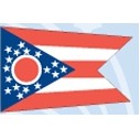 3'x5' Ohio State Nylon Outdoor Flag - Style A