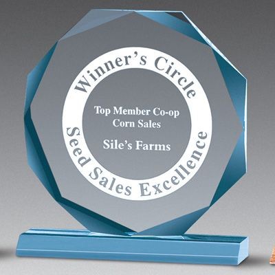 Beveled Octagon Award - Medium (7"x7.5")