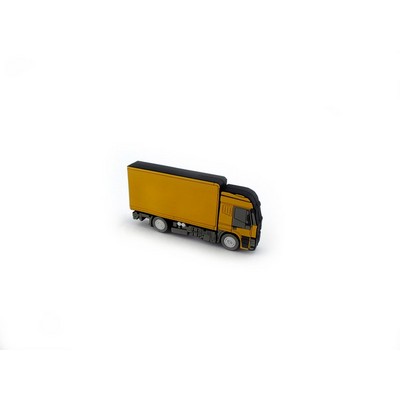 1GB PVC13 Yellow Truck USB Drive
