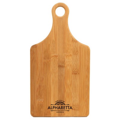 Bamboo Cutting Board With Handle 7 x 13.5 x .5"
