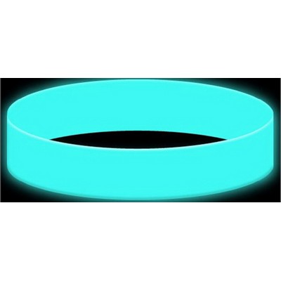 Glow in the Dark Debossed Silicone Bracelet Wristbands