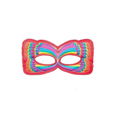 Red Rainbow Butterfly Mask