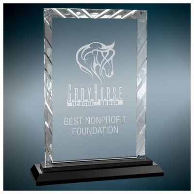 Crest Rectangle Award, 9"H