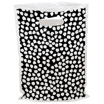 Large Full Color Predesigned Plastic Bags - Playful Patterns (9"x 13"x 2Mil)