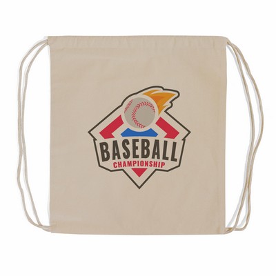 Small Canvas Drawstring Backpack