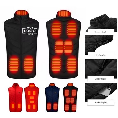 Unisex USB-Heated Jackets: Winter Warmth with Windproof Design