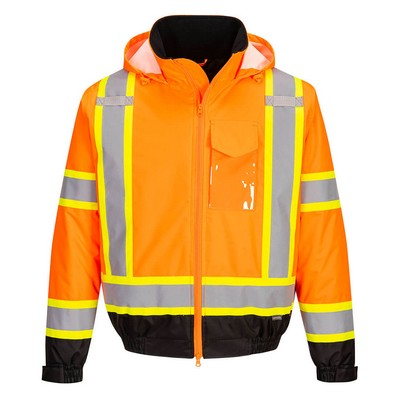Hi-Vis X Back Winter Bomber Jacket