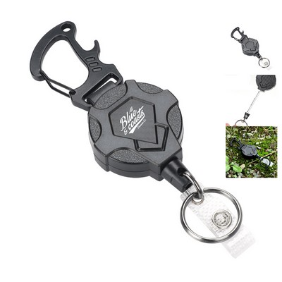 Retractable Key Chain with Carabiner
