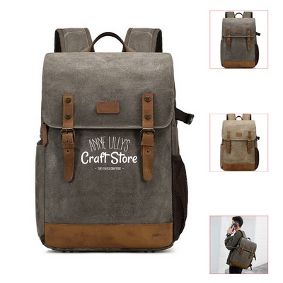 20L Canvas Camera Backpack