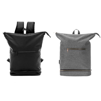 Backpack Sports Dry Wet Separation Gym Bag with Shoes Compartment Sackpack for Men Women Children
