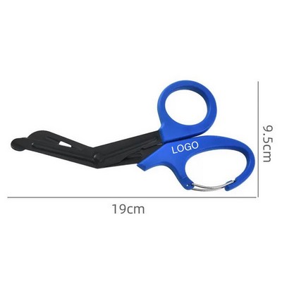 Trauma Shears Bandage Scissors with Carabiner