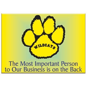 Paw Print Rectangle Photo Hand Mirror (2½"x3½")