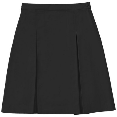 Classroom Uniforms - Girls' Plus Adjustable Longer Length Kick Pleat Skirt