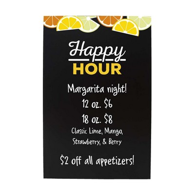 Signicade Deluxe Imprinted Chalkboard Insert (Single-Sided)