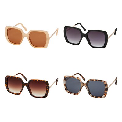 Jade Women's Designer Square Sunglasses