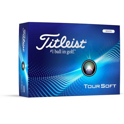 Titleist Tour Soft White 2024 Golf Balls - 1 Dozen