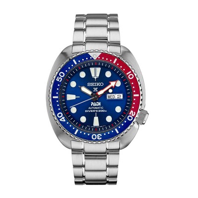 Seiko Watch Mens Automatic Padi Prospex Special Edition Silver Case Blue Dial