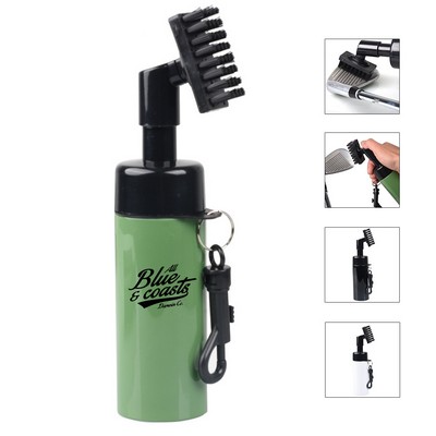 Golf Club Brush with Retainer Clip