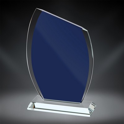 8 1/2" x 5 3/8" - Azure Peak Glass, Blue