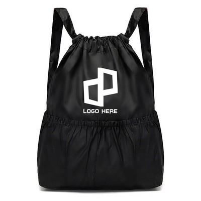 11.81X19.69 Inch Nylon Drawstring Backpack