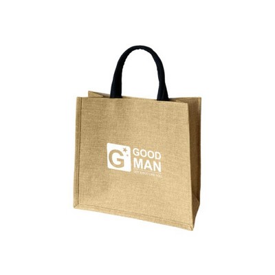 Three-Dimensional Linen Tote Bag(10.2"Wx10.6 "Hx4.7"T)