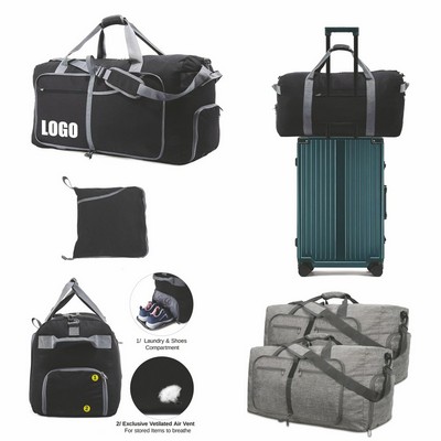 Compact 65L Collapsible Oxford Travel Tote