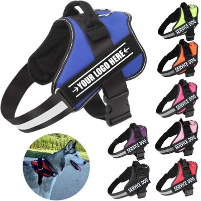 No-Pull Pet Vest with 3 Leash Clips