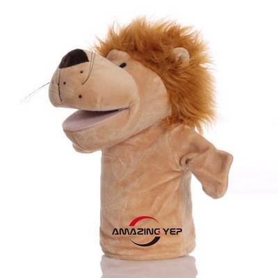 Yellow Lion Hand Doll