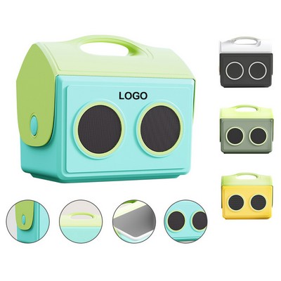 Portable Outdoor Cooling Box Insulated Container with Bluetooth Speaker