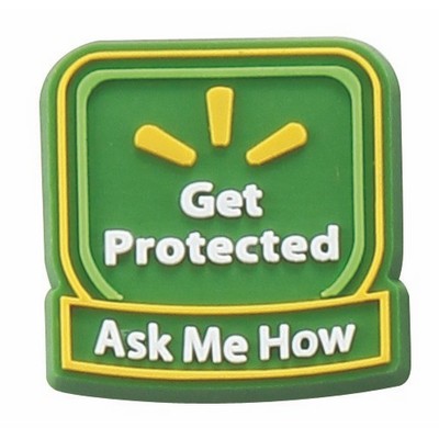 3/4" PVC Lapel Pin