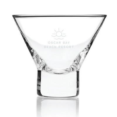 Viski® Raye Heavy Base Crystal Martini Glass