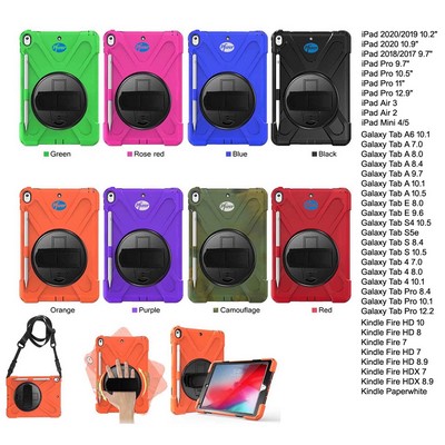 Promotek iPad 10.9" Case with Hand Strap + Shoulder Strap