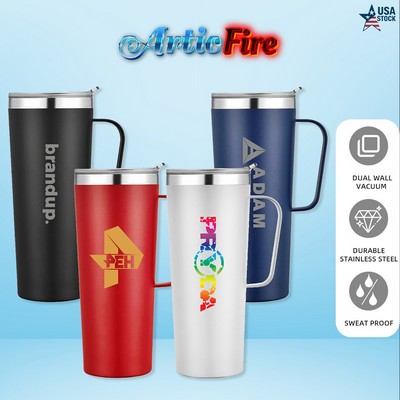ArticFire 28 oz Tall Vacuum Insulated Stainless Steel Travel / Camping Mug