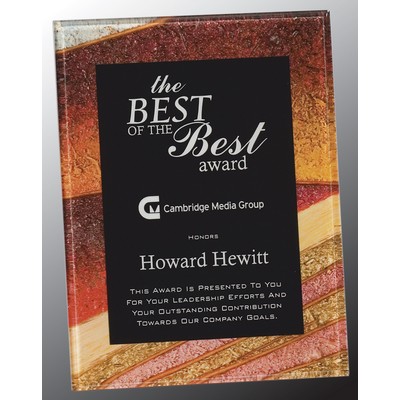 7.75" x 9.75" Autumn Harvest Acrylic Plaque Award